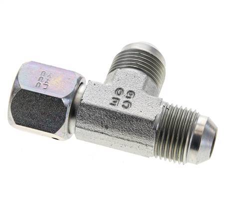 JIC T-Verschraubung UNF 3/4''-16 Innengewinde x Außengewinde Stahl 350bar (4917.5psi)