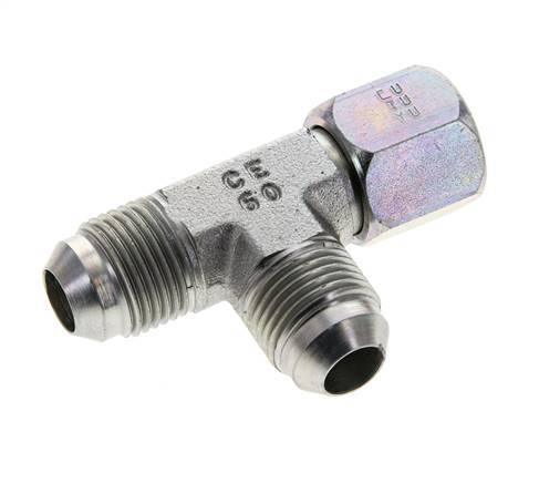 JIC T-Verschraubung UNF 3/4''-16 Innengewinde x Außengewinde Stahl 350bar (4917.5psi)
