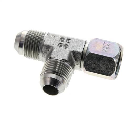 JIC T-Verschraubung UNF 3/4''-16 Innengewinde x Außengewinde Stahl 350bar (4917.5psi)