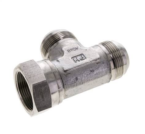 JIC Tee Fitting UN 1-5/8''-12 Female x Male Stainless steel 210bar (2950.5psi)