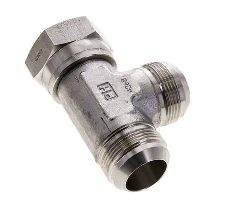 JIC T-Verschraubung UN 1-5/8''-12 Innengewinde x Außengewinde Edelstahl 210bar (2950.5psi)