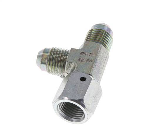 JIC T-Verschraubung UNF 1/2''-20 Innengewinde x Außengewinde Stahl 350bar (4917.5psi)