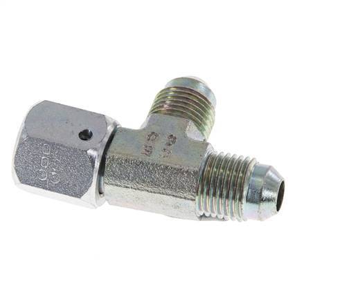 JIC T-Verschraubung UNF 1/2''-20 Innengewinde x Außengewinde Stahl 350bar (4917.5psi)
