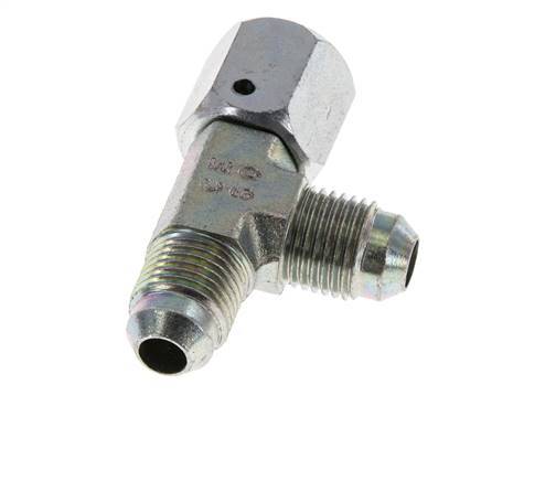 JIC T-Verschraubung UNF 1/2''-20 Innengewinde x Außengewinde Stahl 350bar (4917.5psi)