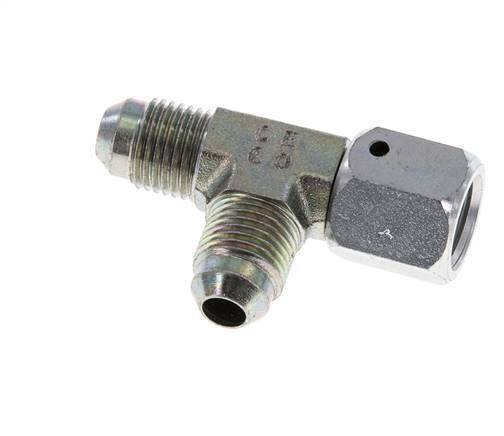 JIC T-Verschraubung UNF 1/2''-20 Innengewinde x Außengewinde Stahl 350bar (4917.5psi)