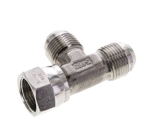 JIC Tee Fitting UN 1-1/16''-12 Female x Male Stainless steel 350bar (4917.5psi)
