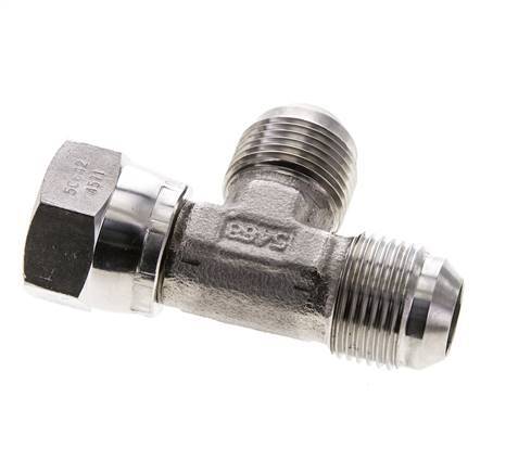 JIC Tee Fitting UN 1-1/16''-12 Female x Male Stainless steel 350bar (4917.5psi)
