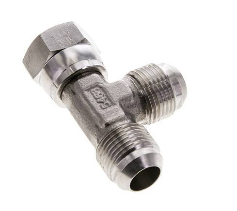 JIC T-Fitting UN 1-1/16''-12 Innengewinde x Außengewinde Edelstahl 350bar (4917.5psi)