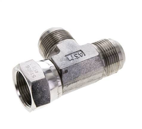 JIC Tee Fitting UN 1-5/16''-12 Female x Male Stainless steel 250bar (3512.5psi)