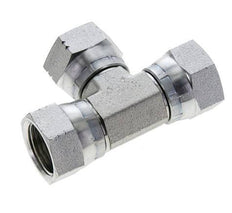 JIC Tee Fitting UNF 7/8''-14 Female Steel 210bar (2950.5psi)
