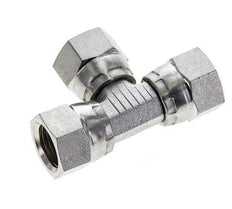JIC T-Verschraubung UNF 1/2''-20 Innengewinde Stahl 275bar (3863.75psi)