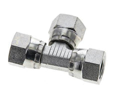 JIC Tee Fitting UNF 1/2''-20 Female Steel 275bar (3863.75psi)