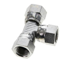 JIC T-Verschraubung UNF 1/2''-20 Innengewinde Stahl 275bar (3863.75psi)