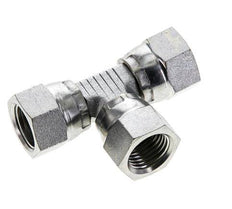 JIC T-Verschraubung UNF 1/2''-20 Innengewinde Stahl 275bar (3863.75psi)