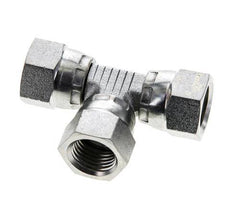 JIC T-Verschraubung UNF 1/2''-20 Innengewinde Stahl 275bar (3863.75psi)