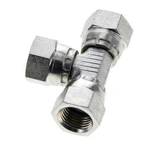 JIC T-Verschraubung UNF 1/2''-20 Innengewinde Stahl 275bar (3863.75psi)