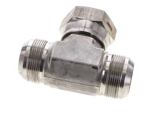 JIC Tee Fitting UN 1-7/8''-12 Male x Female Stainless steel 170bar (2388.5psi)