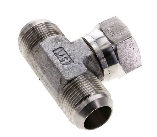 JIC T-Verschraubung UN 1-5/16''-12 Außengewinde x Innengewinde Edelstahl 250bar (3512.5psi)