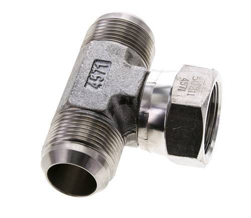 JIC T-Verschraubung UN 1-5/16''-12 Außengewinde x Innengewinde Edelstahl 250bar (3512.5psi)