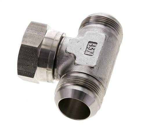 JIC T-Verschraubung UN 1-5/8''-12 Außengewinde x Innengewinde Edelstahl 210bar (2950.5psi)