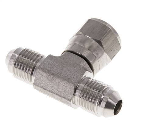 JIC T-Verschraubung UNF 1/2''-20 Außengewinde x Innengewinde Edelstahl 350bar (4917.5psi)