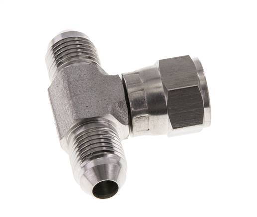 JIC T-Verschraubung UNF 1/2''-20 Außengewinde x Innengewinde Edelstahl 350bar (4917.5psi)