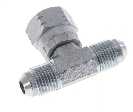 JIC T-Verschraubung UNF 1/2''-20 Außengewinde x Innengewinde Stahl 350bar (4917.5psi)