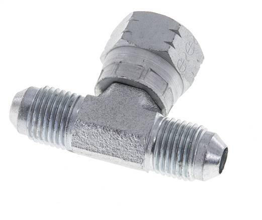 JIC T-Verschraubung UNF 1/2''-20 Außengewinde x Innengewinde Stahl 350bar (4917.5psi)