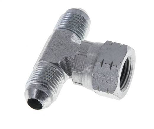 JIC T-Verschraubung UNF 1/2''-20 Außengewinde x Innengewinde Stahl 350bar (4917.5psi)