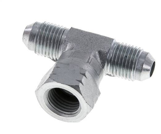 JIC T-Verschraubung UNF 1/2''-20 Außengewinde x Innengewinde Stahl 350bar (4917.5psi)