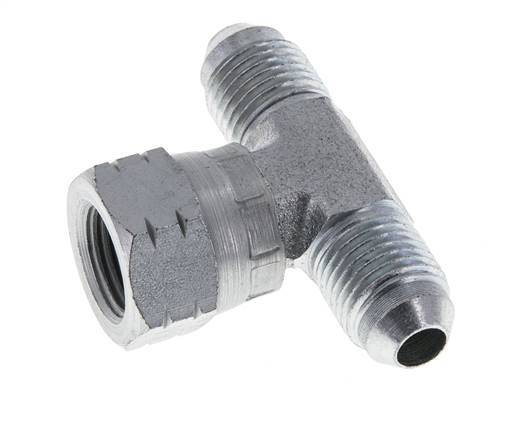 JIC T-Verschraubung UNF 1/2''-20 Außengewinde x Innengewinde Stahl 350bar (4917.5psi)