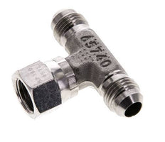 JIC T-Verschraubung UNF 9/16''-18 Außengewinde x Innengewinde Edelstahl 350bar (4917.5psi)