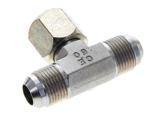 JIC T-Verschraubung UNF 7/8''-14 Außengewinde x Innengewinde Stahl 350bar (4917.5psi)
