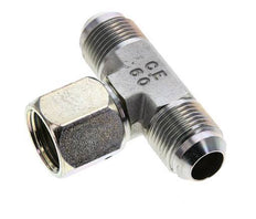 JIC T-Verschraubung UNF 7/8''-14 Außengewinde x Innengewinde Stahl 350bar (4917.5psi)