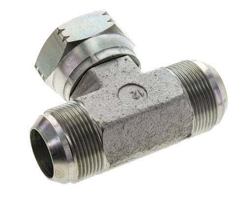 JIC T-Verschraubung UN 1-5/8''-12 Außengewinde x Innengewinde Stahl 210bar (2950.5psi)