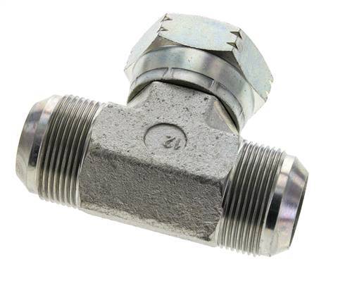 JIC T-Verschraubung UN 1-5/8''-12 Außengewinde x Innengewinde Stahl 210bar (2950.5psi)