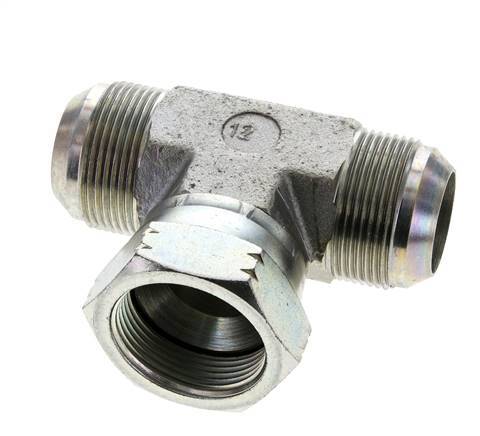 JIC T-Verschraubung UN 1-5/8''-12 Außengewinde x Innengewinde Stahl 210bar (2950.5psi)