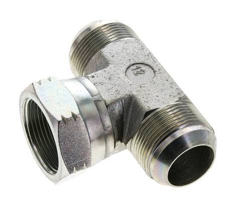 JIC T-Verschraubung UN 1-5/8''-12 Außengewinde x Innengewinde Stahl 210bar (2950.5psi)