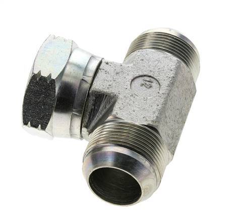 JIC T-Verschraubung UN 1-5/8''-12 Außengewinde x Innengewinde Stahl 210bar (2950.5psi)