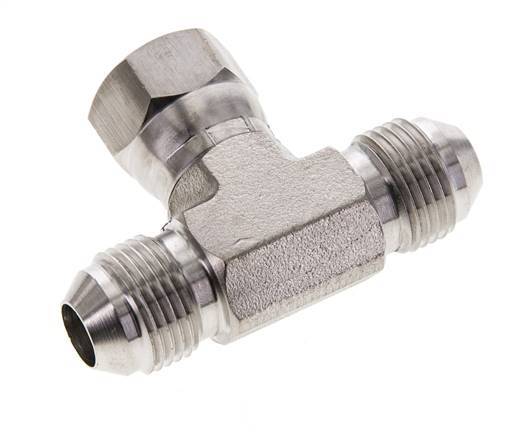 JIC Tee Fitting UNF 3/4''-16 Male x Female Stainless steel 350bar (4917.5psi)