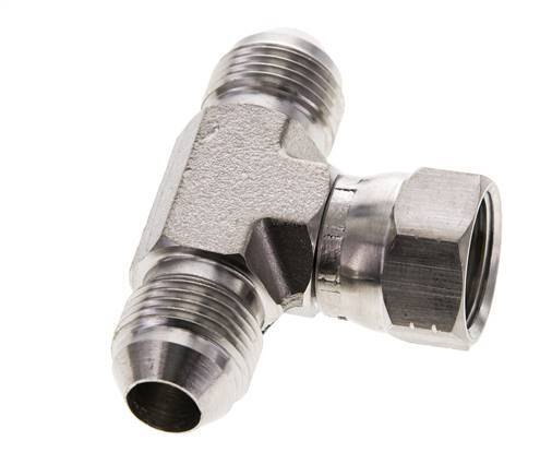 JIC T-Verschraubung UNF 3/4''-16 Außengewinde x Innengewinde Edelstahl 350bar (4917.5psi)
