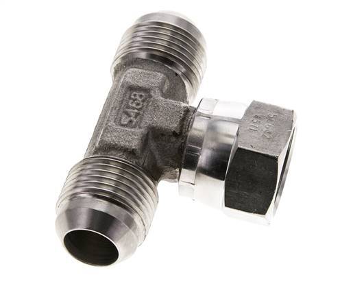 JIC-T-Stück UN 1-1/16''-12 Außengewinde x Innengewinde Edelstahl 350bar (4917.5psi)