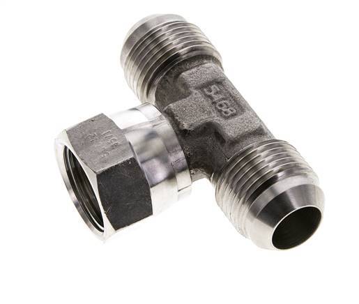 JIC-T-Stück UN 1-1/16''-12 Außengewinde x Innengewinde Edelstahl 350bar (4917.5psi)
