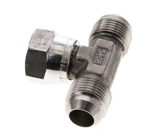 JIC-T-Stück UN 1-1/16''-12 Außengewinde x Innengewinde Edelstahl 350bar (4917.5psi)