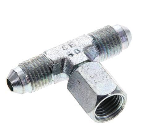 JIC T-Verschraubung UNF 7/16''-20 Außengewinde x Innengewinde Stahl 350bar (4917.5psi)