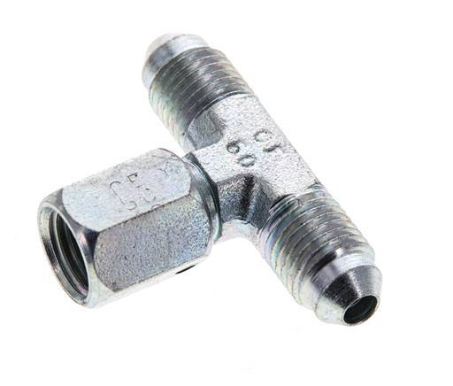 JIC T-Verschraubung UNF 7/16''-20 Außengewinde x Innengewinde Stahl 350bar (4917.5psi)