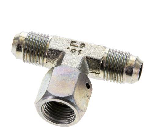 JIC T-Verschraubung UNF 9/16''-18 Außengewinde x Innengewinde Stahl 350bar (4917.5psi)