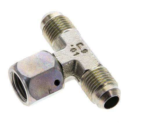 JIC T-Verschraubung UNF 9/16''-18 Außengewinde x Innengewinde Stahl 350bar (4917.5psi)