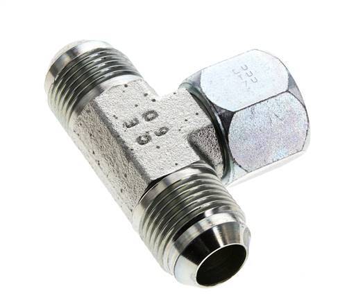 JIC T-Verschraubung UN 1-1/16''-12 Außengewinde x Innengewinde Stahl 350bar (4917.5psi)