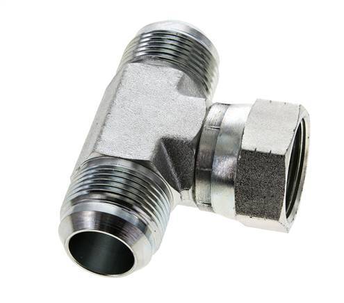 JIC T-Verschraubung UN 1-5/16''-12 Außengewinde x Innengewinde Stahl 250bar (3512.5psi)